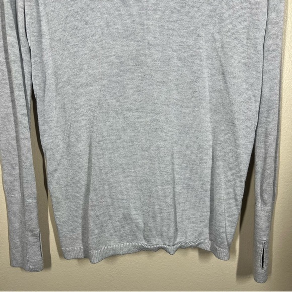 Lululemon Womens Bring it Backbend Heathered Alpine Cashmere Blend Sweater - Picture 3 of 9